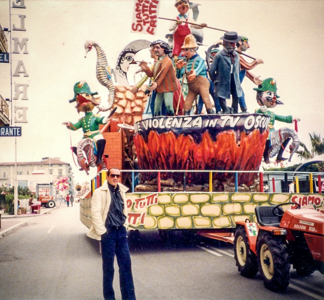 Paolo at Viareggio’s Carnevale